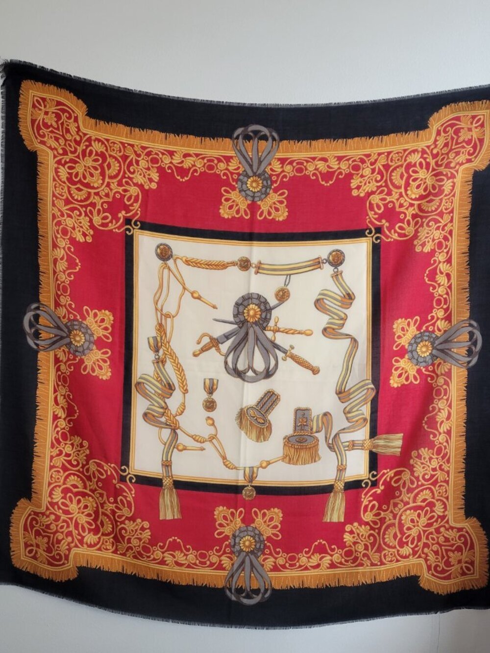 The Art of The Scarf the Rack Equestrian of Italy” 100% Polyester - Picture 9 of 12